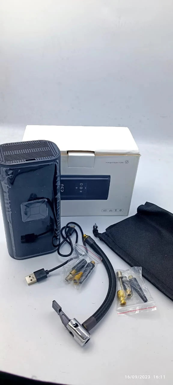 Portable Electric Air Pump — Digital Display Tire Inflator